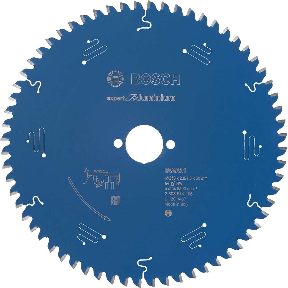 Photo of Bosch Expert Aluminium Cutting Saw Blade 230mm 64t 30mm