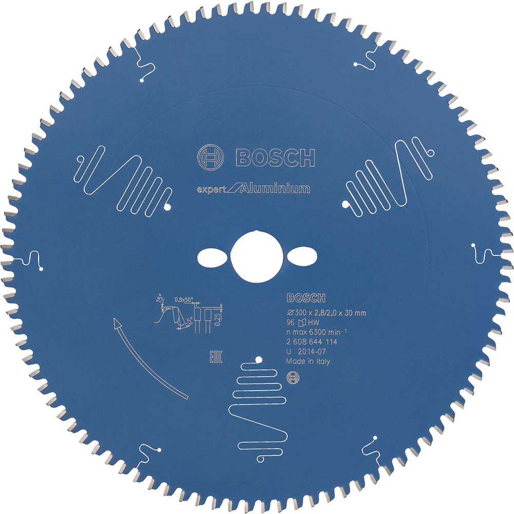 Image of Bosch Expert Aluminium Cutting Saw Blade 300mm 96T 30mm