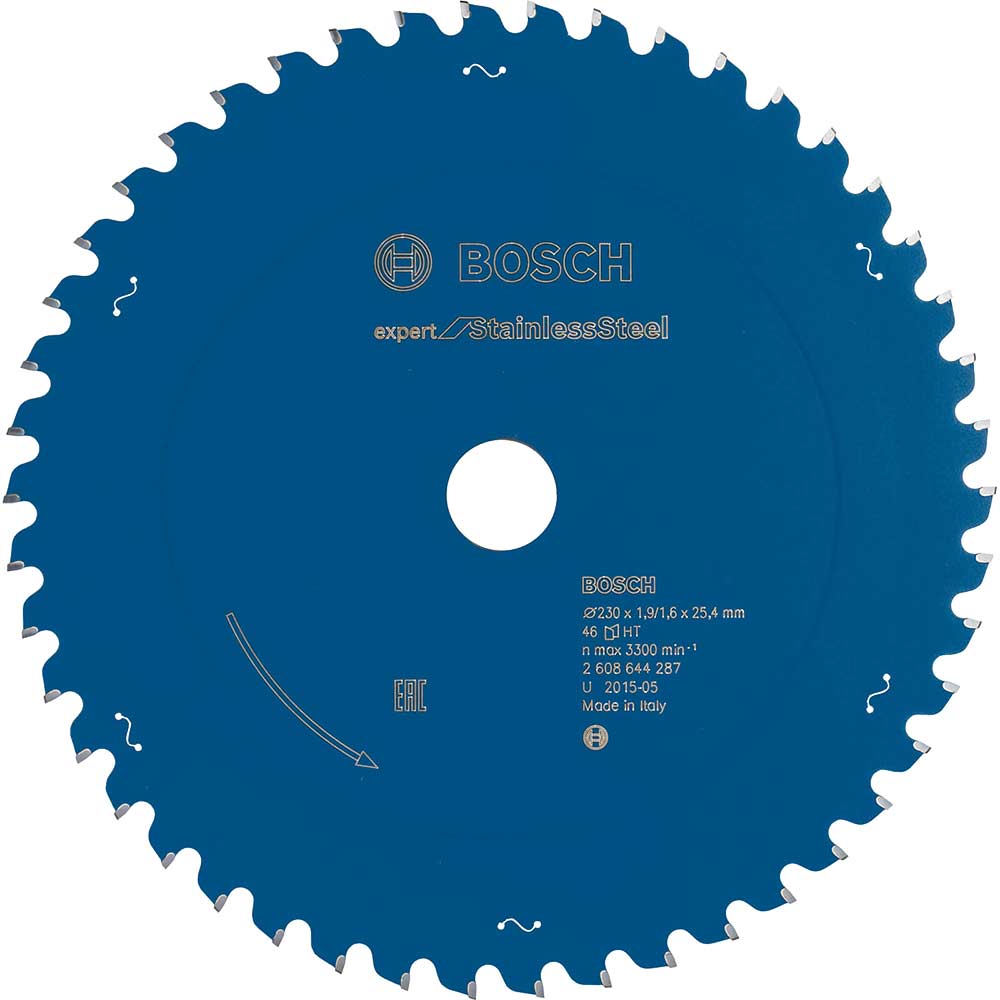 Bosch Expert Stainless Steel Cutting Saw Blade 230mm 46T 25.4mm