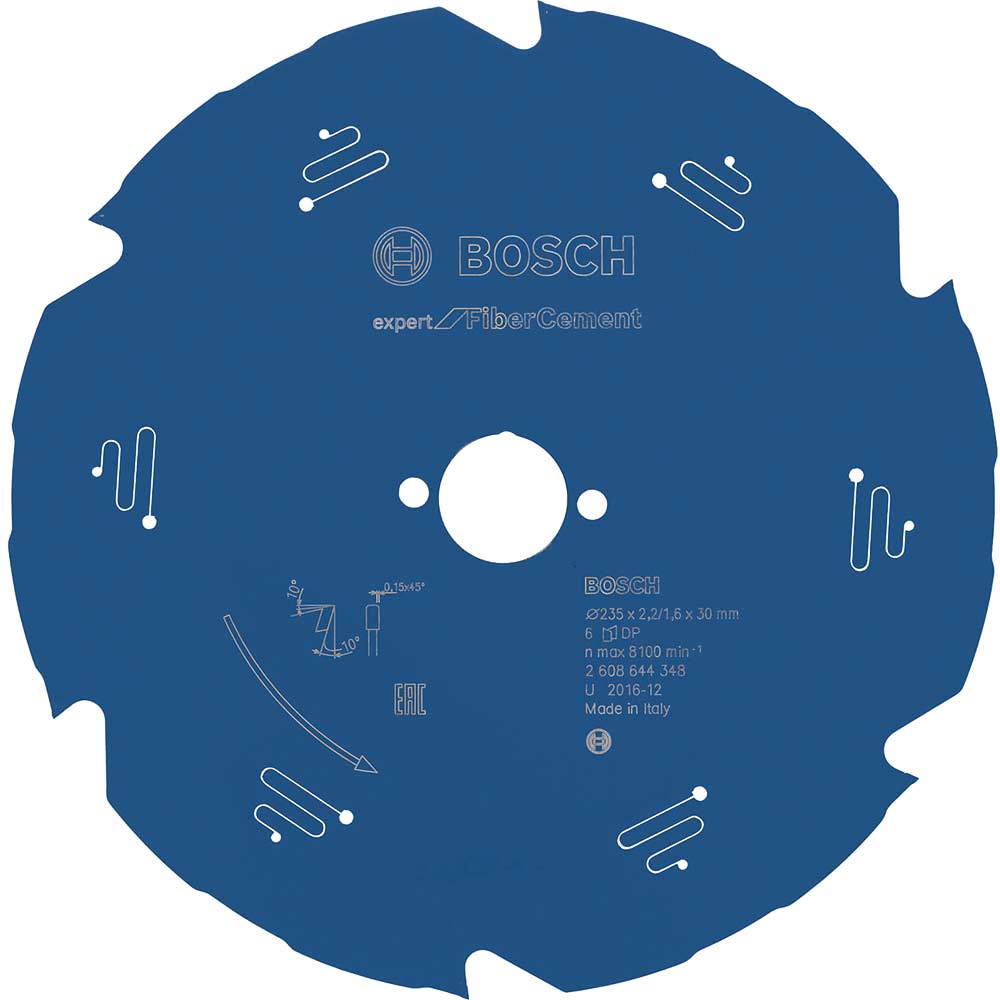 Photo of Bosch Fiber Cement Cutting Saw Blade 235mm 6t 30mm