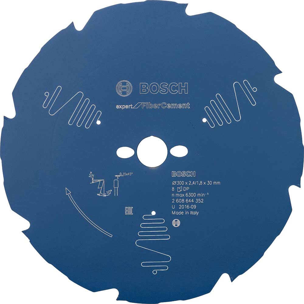 Photo of Bosch Fiber Cement Cutting Saw Blade 300mm 8t 30mm