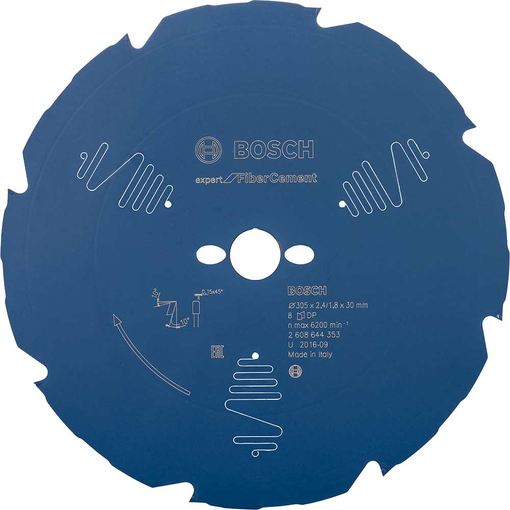 Photo of Bosch Fiber Cement Cutting Saw Blade 305mm 8t 30mm