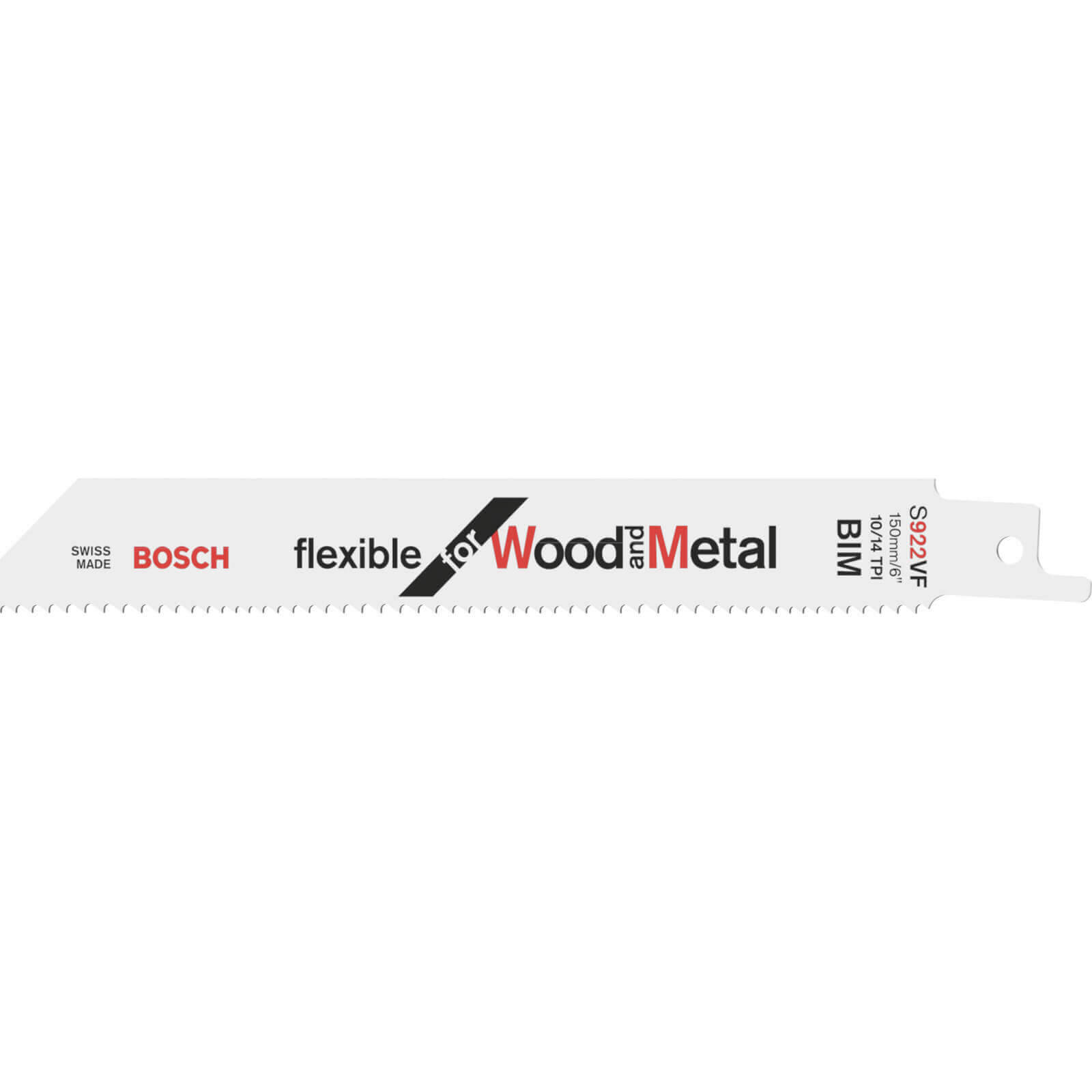 Bosch S922VF Wood and Metal Cutting Reciprocating Saw Blades Pack of 25