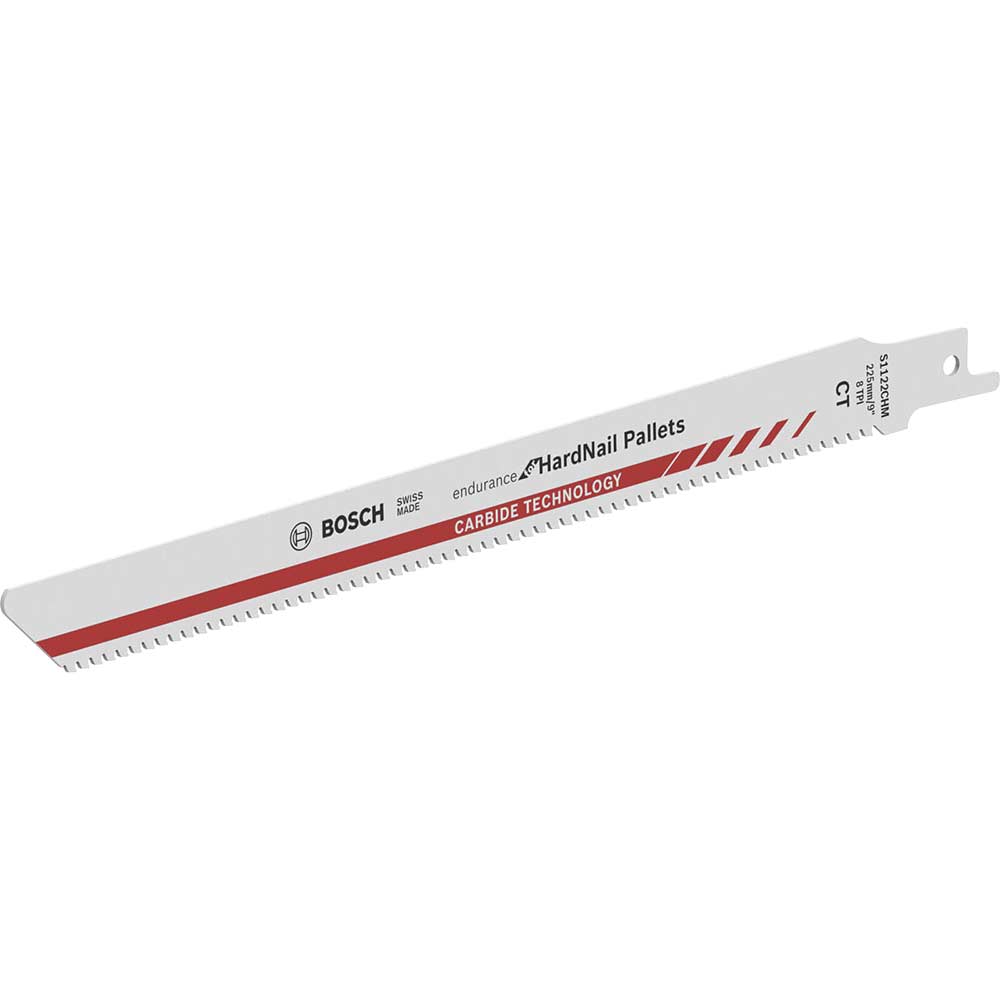 Photo of Bosch S1122chm Hard Nail Pallet Cutting Reciprocating Saw Blade 225mm Pack Of 1
