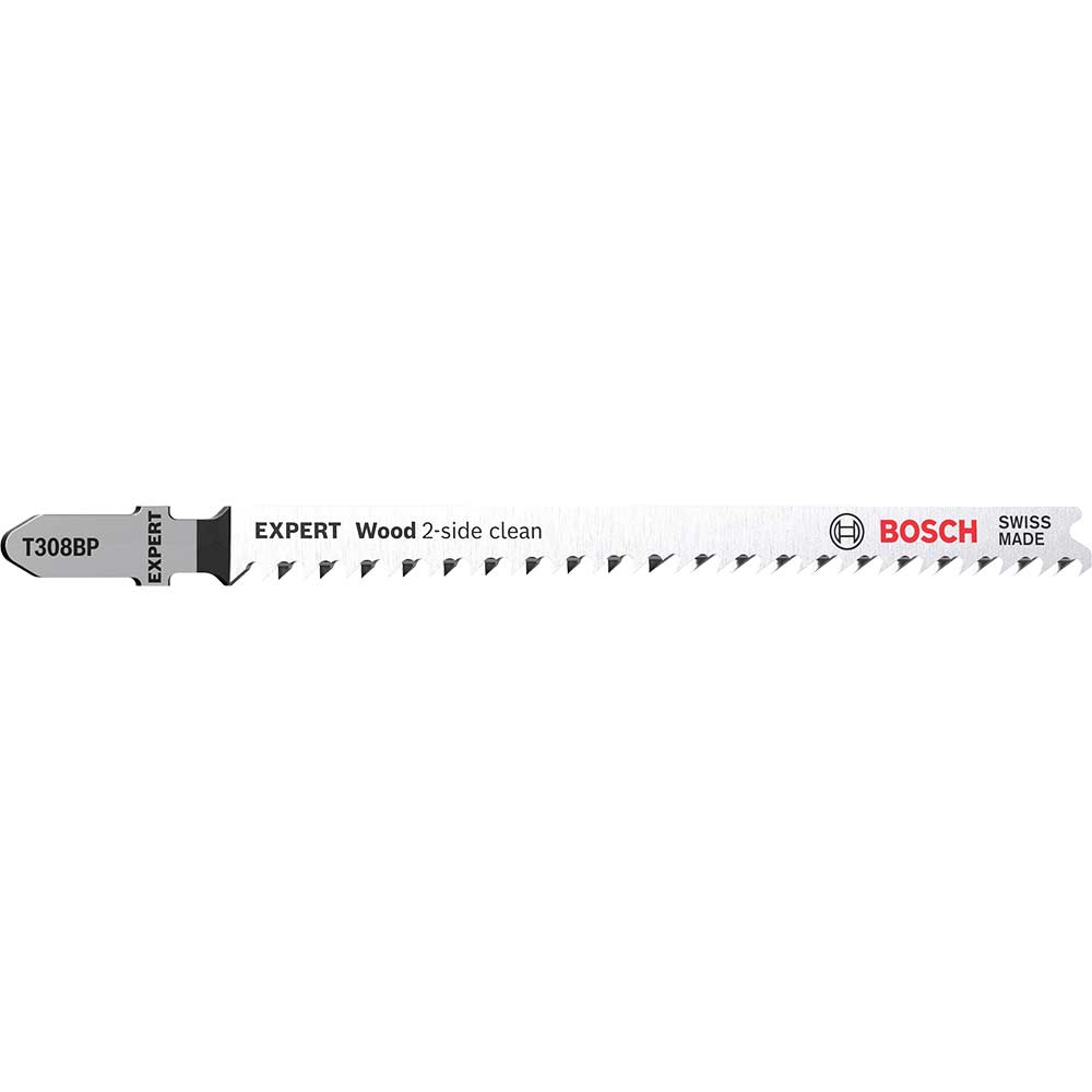 Photo of Bosch Expert T308bp Wood Clean Cut Precision Jigsaw Blades Pack Of 5