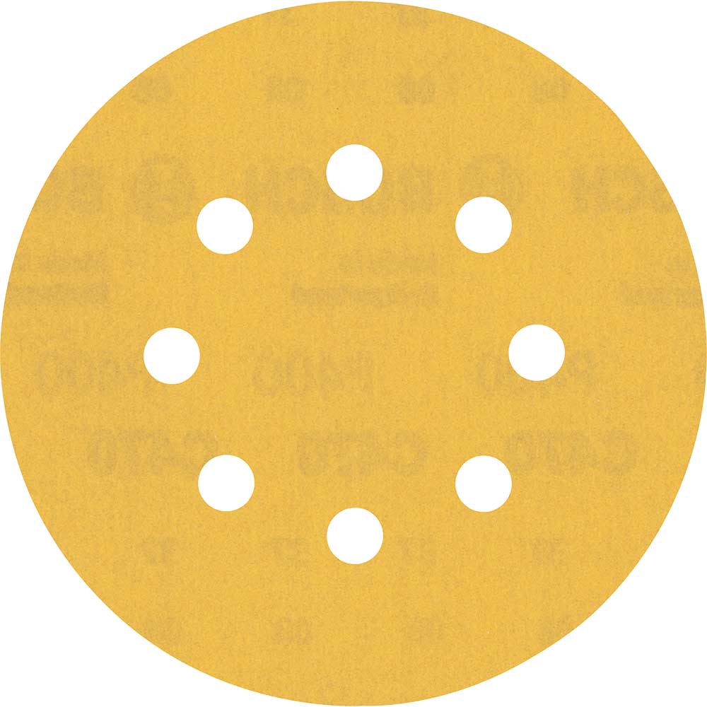 Bosch Expert C470 Wood Sanding Disc 125mm 125mm 400g Pack of 5