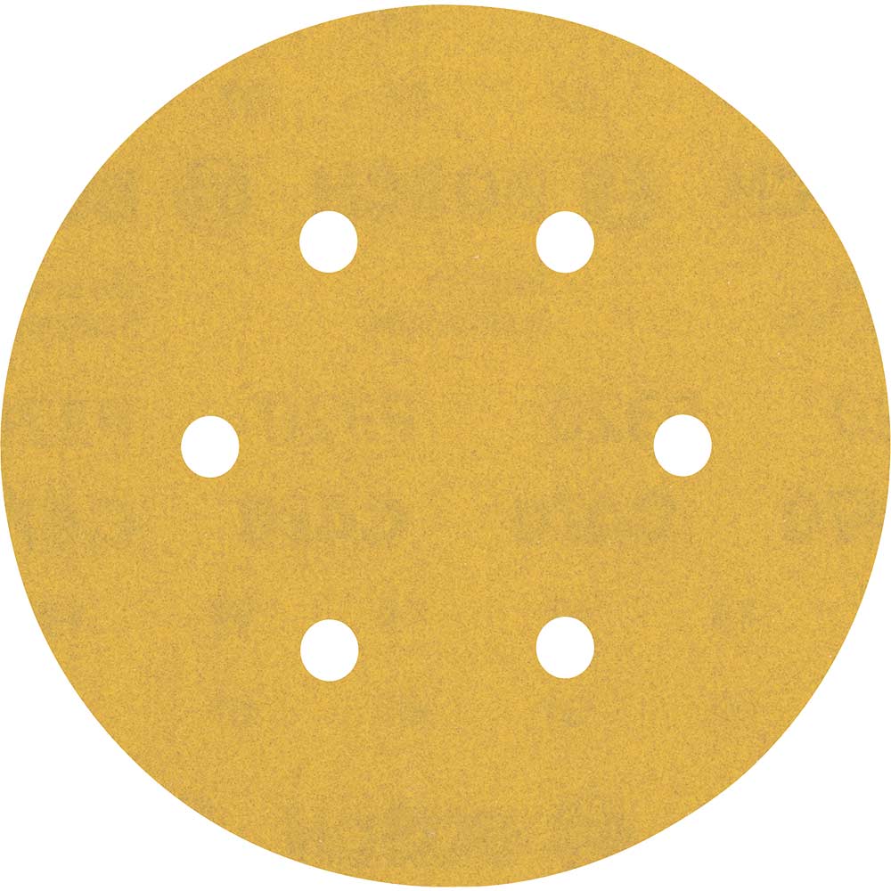 Bosch Expert C470 Red Wood Top Sanding Discs 150mm 150mm 320g Pack of 5