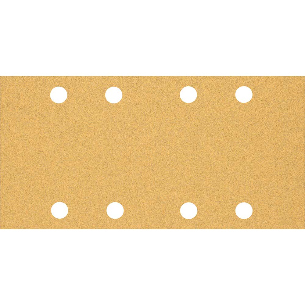 Bosch Expert C470 Punched Hook and Loop Sanding Sheets 93mm x 186mm 80g Pack of 10