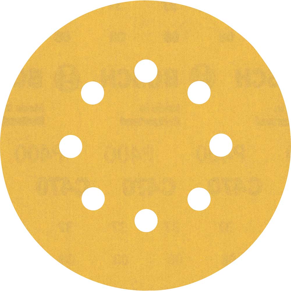 Bosch Expert C470 Wood Sanding Disc 125mm 125mm 400g Pack of 50