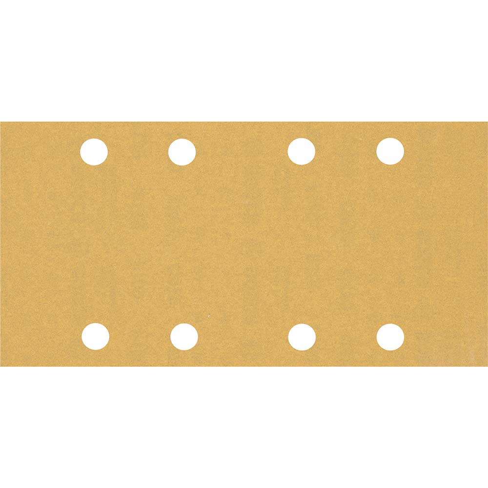 Bosch Expert C470 Punched Hook and Loop Sanding Sheets 93mm x 186mm 120g Pack of 50