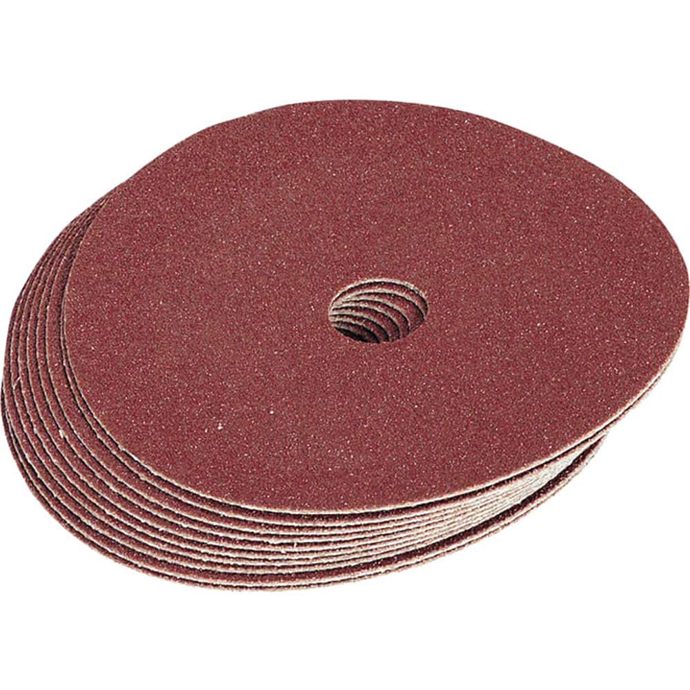 Draper 115mm 36Grit Aluminium Oxyde Disque De Ponçage Paquet