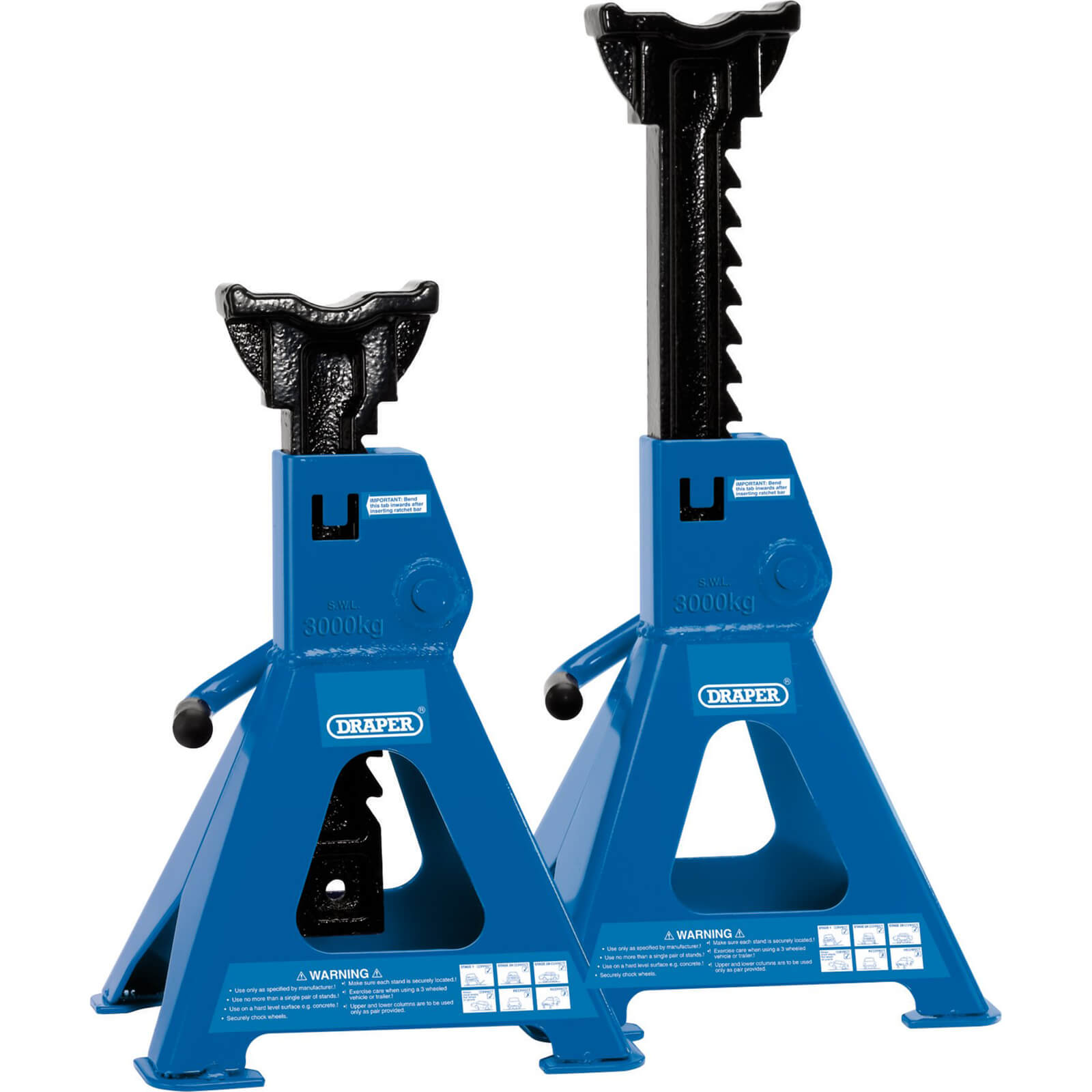 Image of Draper Axle Stands 3 Tonne