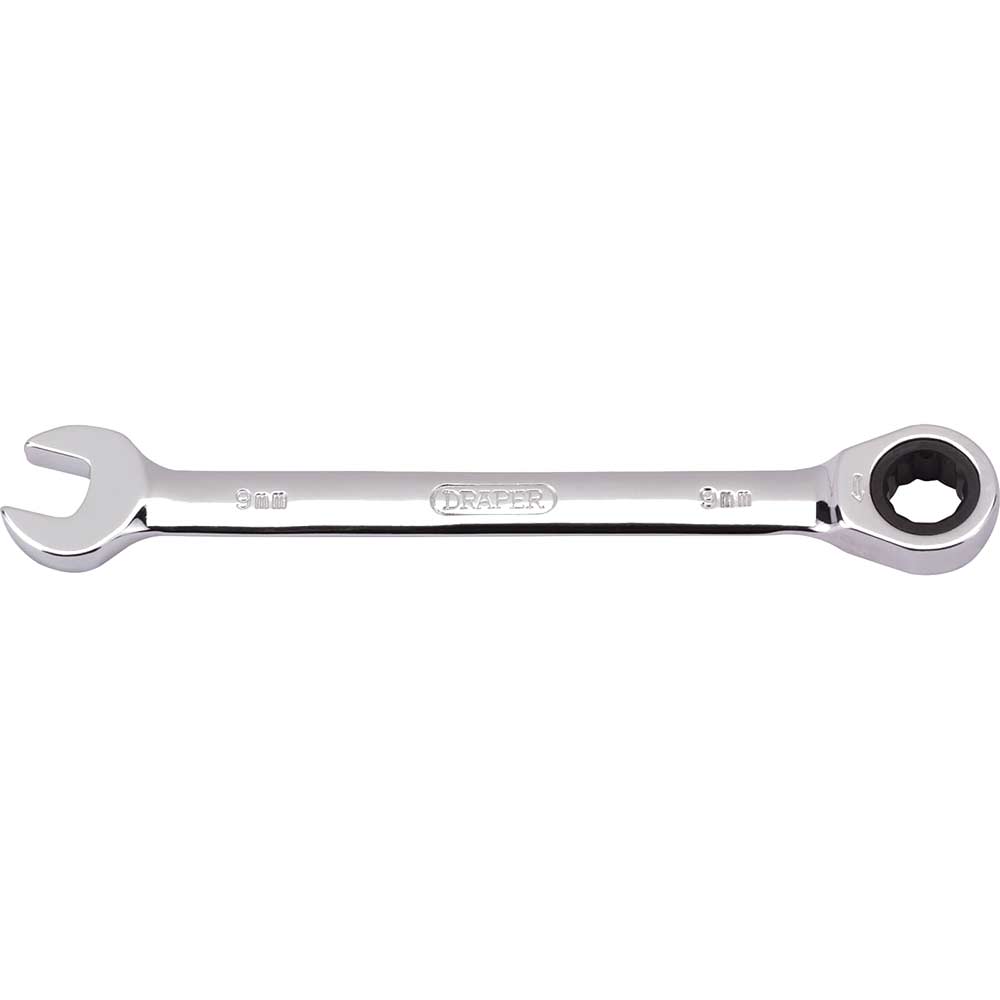 Photo of Draper Hi Torq Ratchet Combination Spanner 9mm