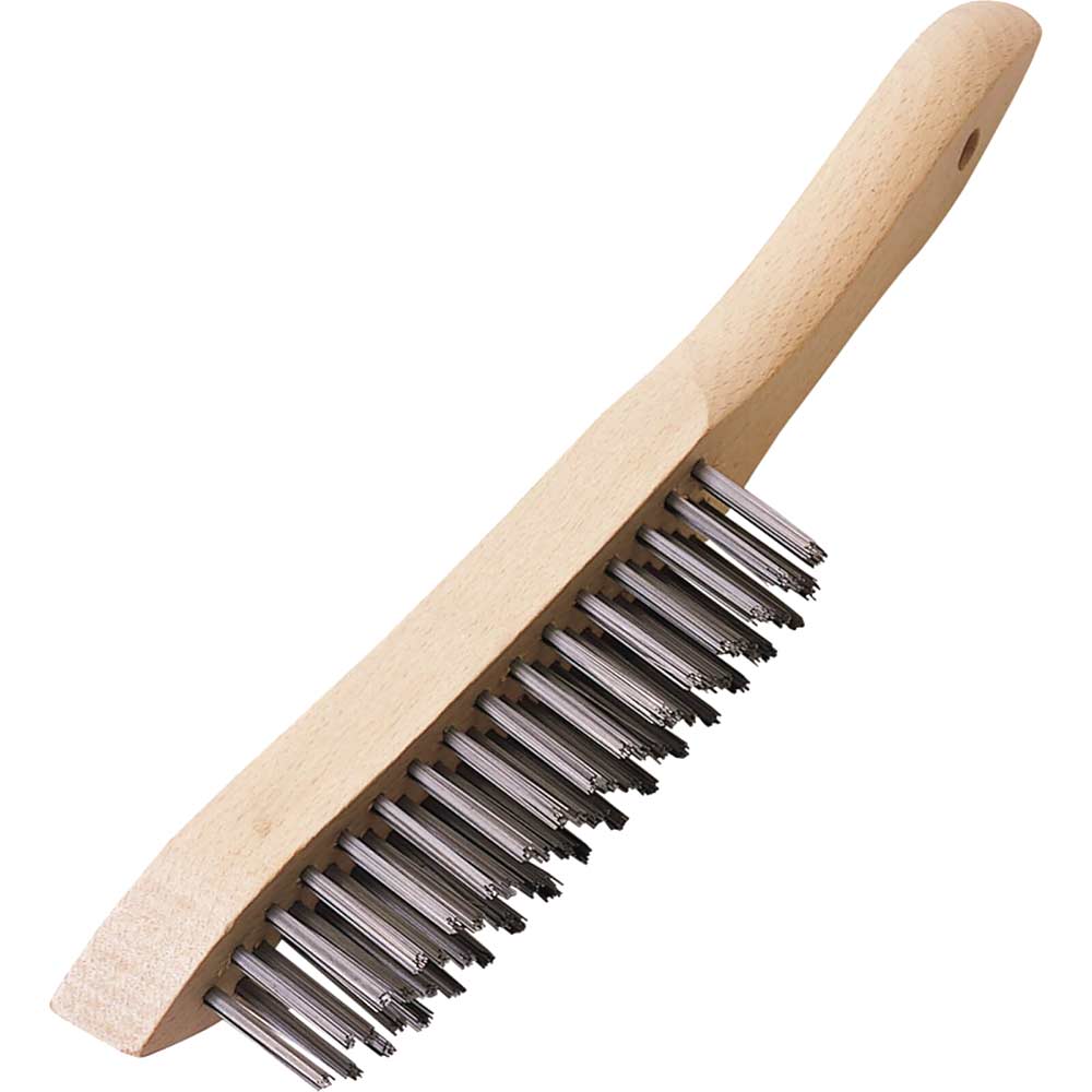 Photo of Draper Heavy Duty Wire Scratch Brush 4 Rows