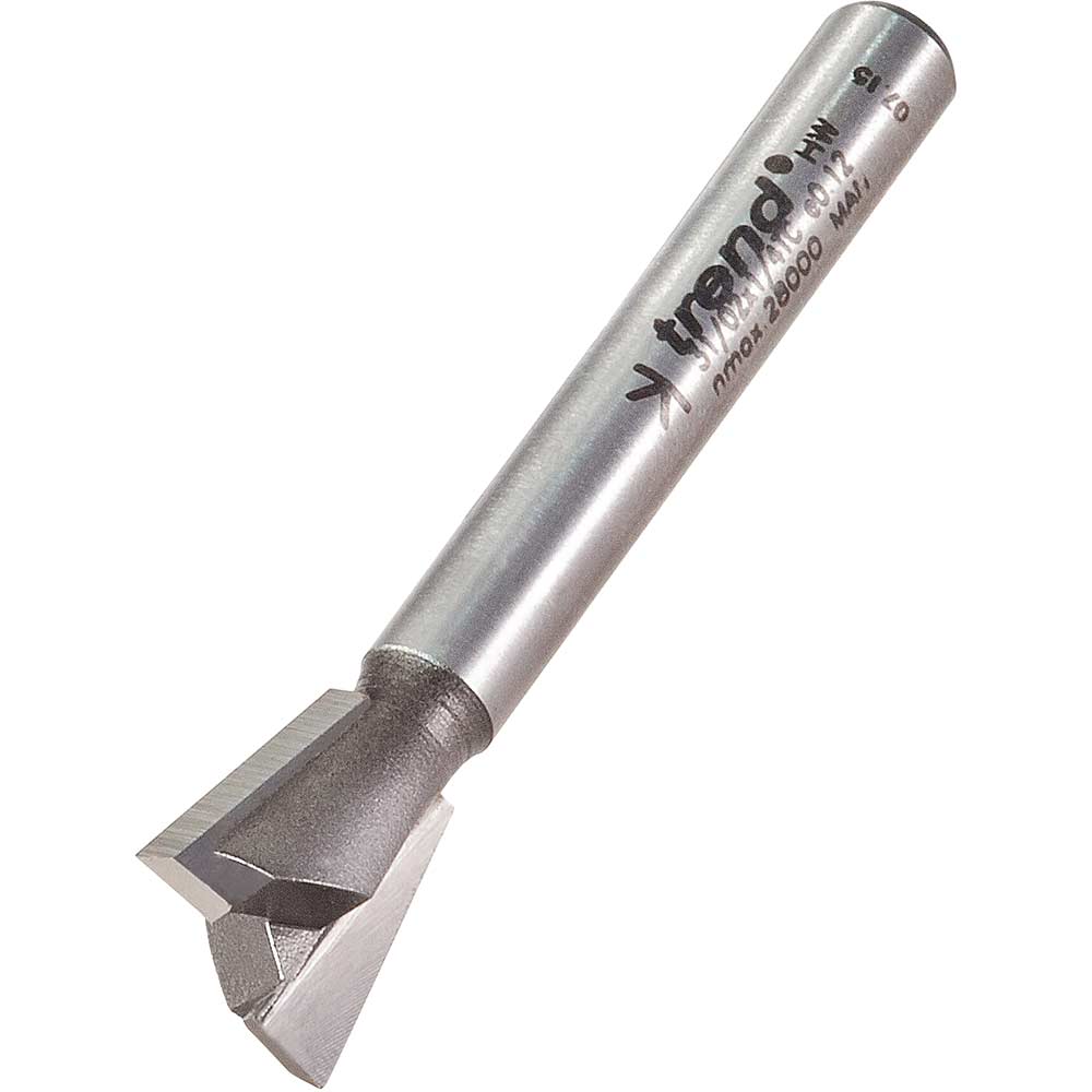 Photo of Trend Dovetail Router Cutter 13.2mm 13mm 1/4