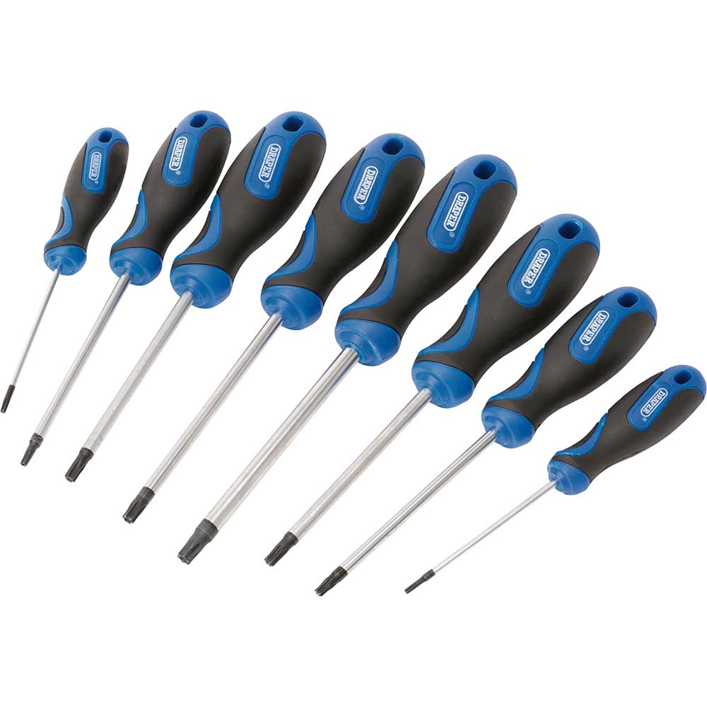 Photo of Draper 8 Piece Soft Grip Torx And Security Torx Screwdriver Set