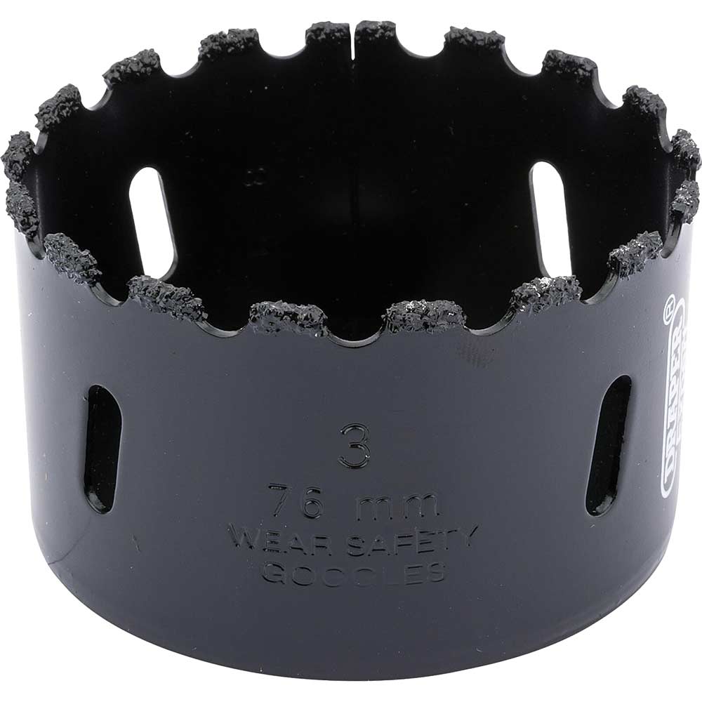 Photo of Draper Expert Tungsten Carbide Grit Hole Saw 76mm