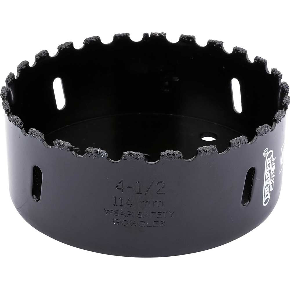 Photo of Draper Expert Tungsten Carbide Grit Hole Saw 114mm
