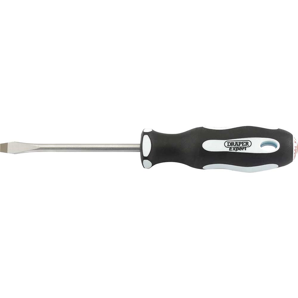 Image of Draper Expert Flared Slotted Screwdriver 6.5mm 100mm