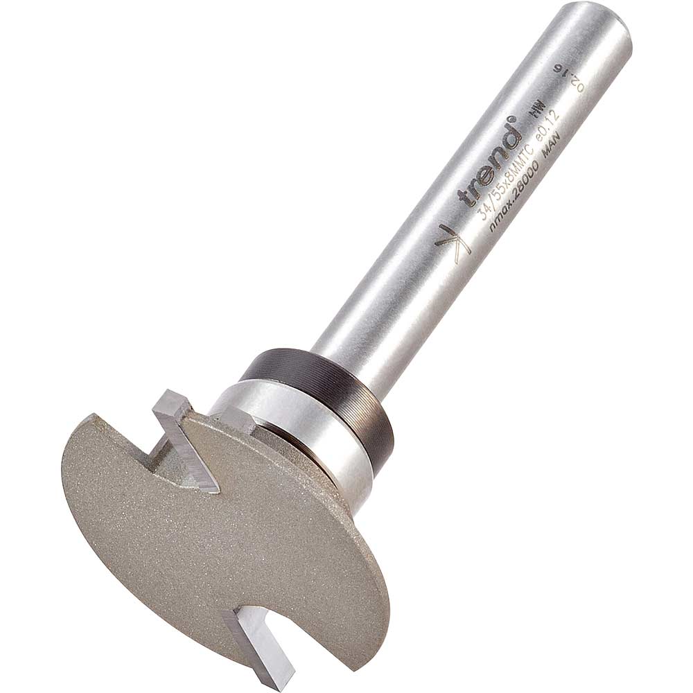 Photo of Trend Aquamac 63 Cutter Aquatex P6 Recess Router Cutter 35.2mm 4.8mm 8mm