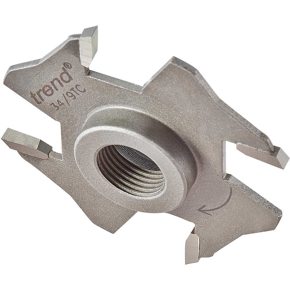 Photo of Trend Threaded Slotter Blade For 33 Series M12 Arbors 50mm 2.5mm M12 Thread