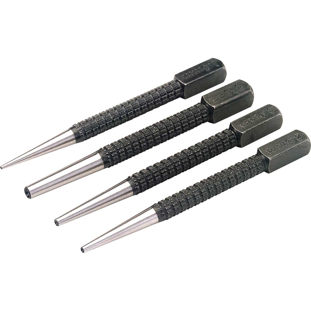 Image of Draper 4 Piece Nail Punch Set