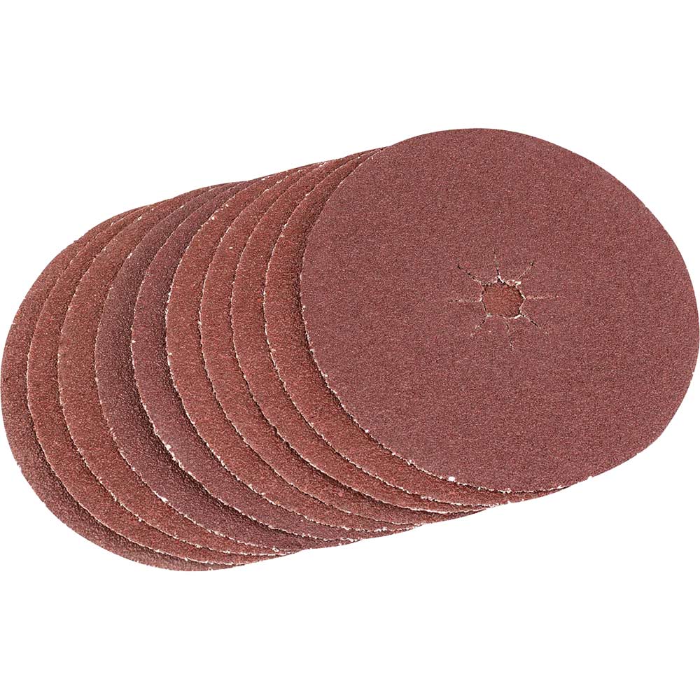 Photo of Draper Aluminium Oxide Sanding Discs 125mm 125mm 40g Pack Of 5