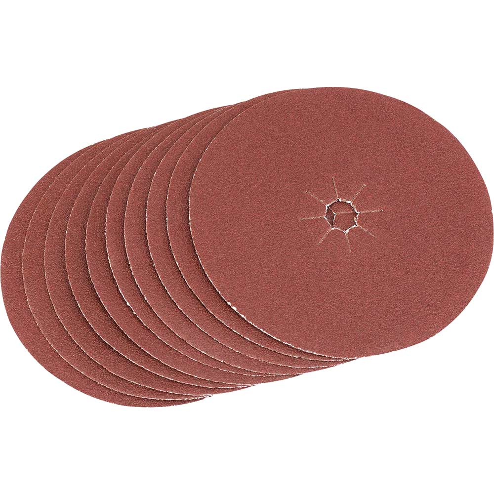 Photo of Draper Aluminium Oxide Sanding Discs 125mm 125mm 80g Pack Of 5