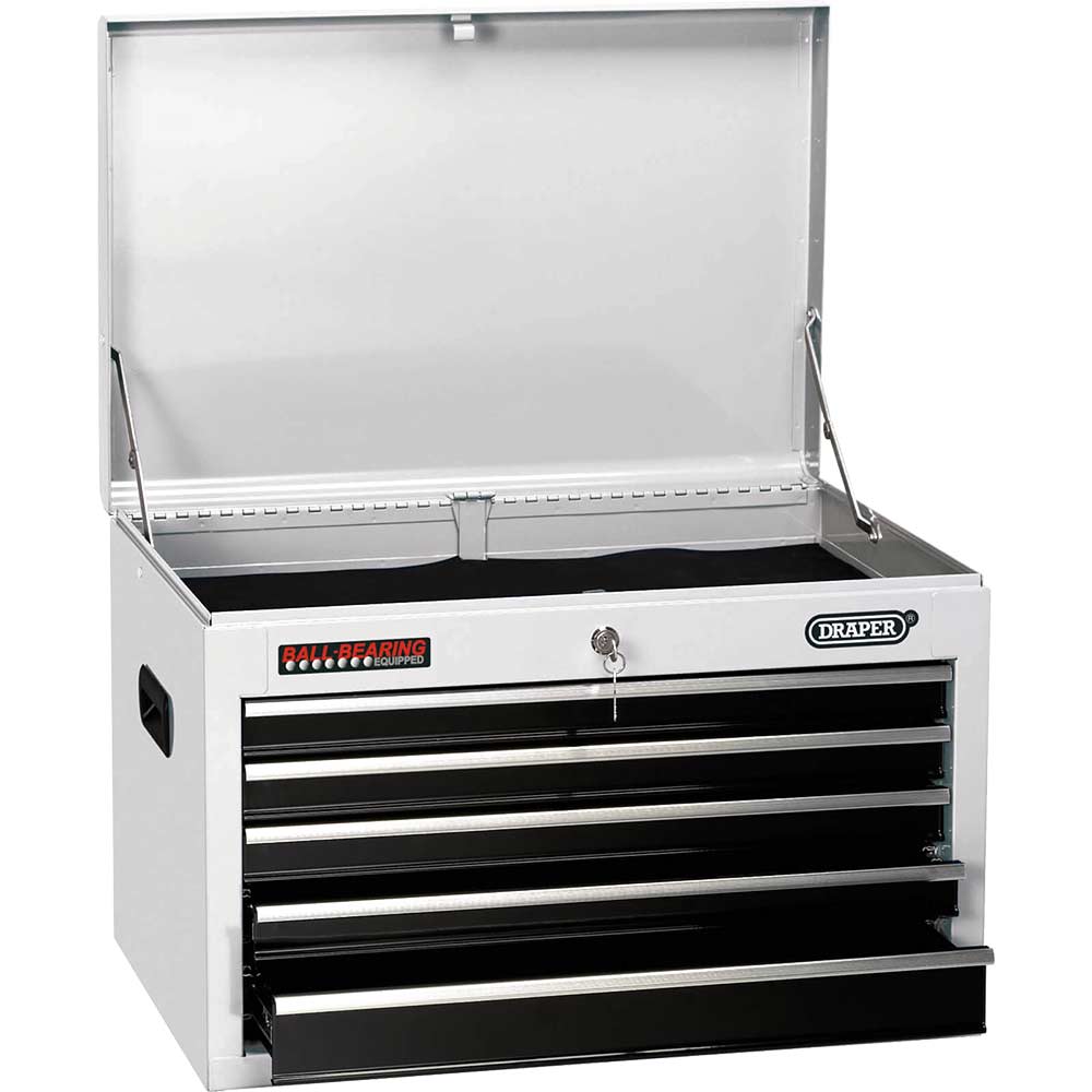 Image of Draper 5 Drawer Tool Chest White