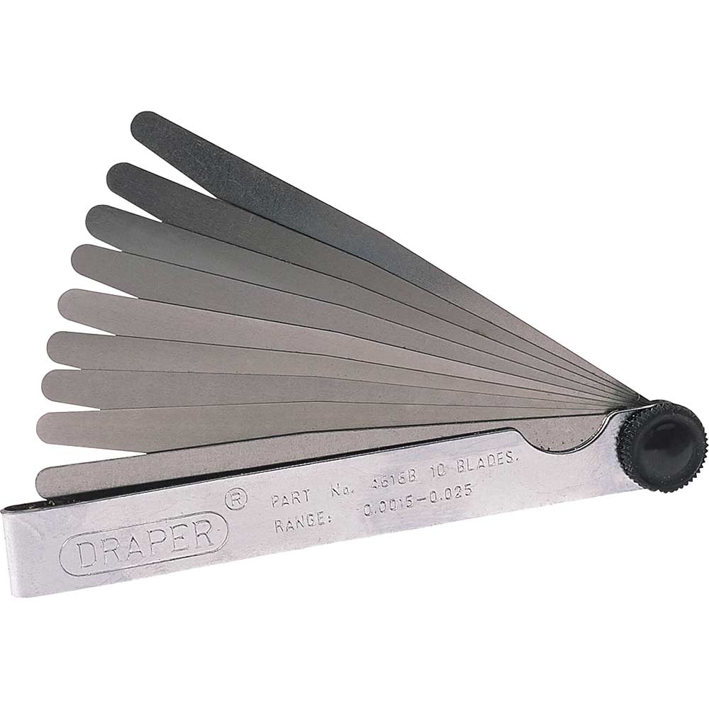 Image of Draper 10 Blade Imperial Feeler Gauge Set