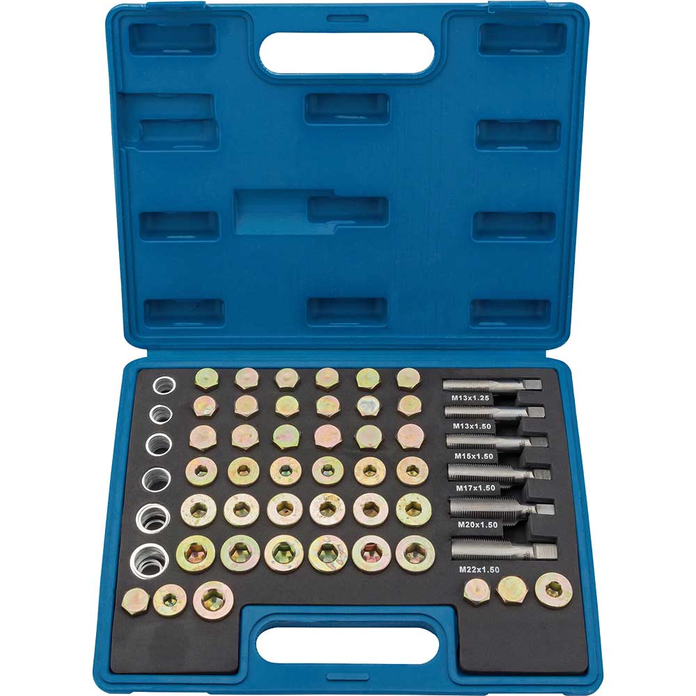 Photo of Draper Expert 120 Piece Oil Sump Plug Repair Kit