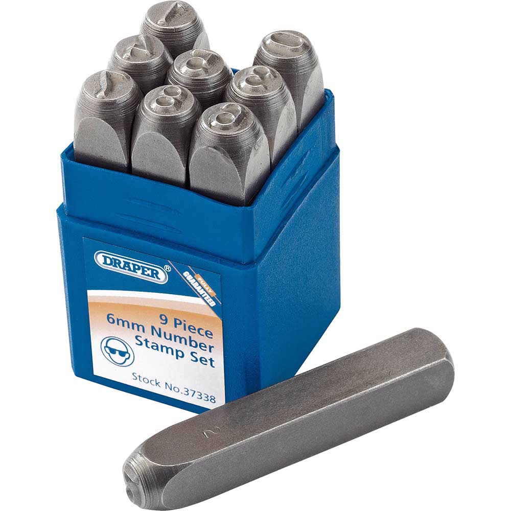 Photo of Draper Number Punch Set 6mm
