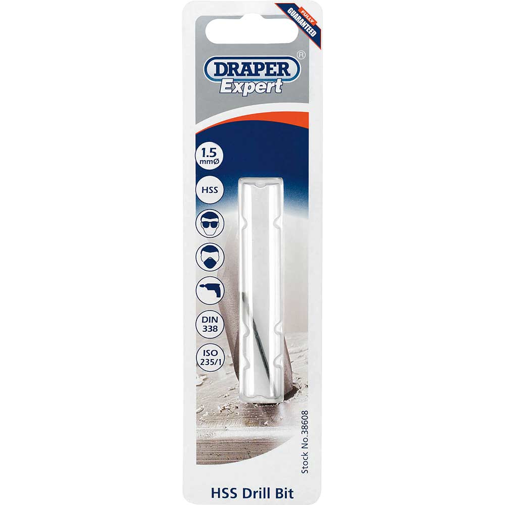 Photo of Draper Expert Hss Drill Bit 1.5mm Pack Of 1