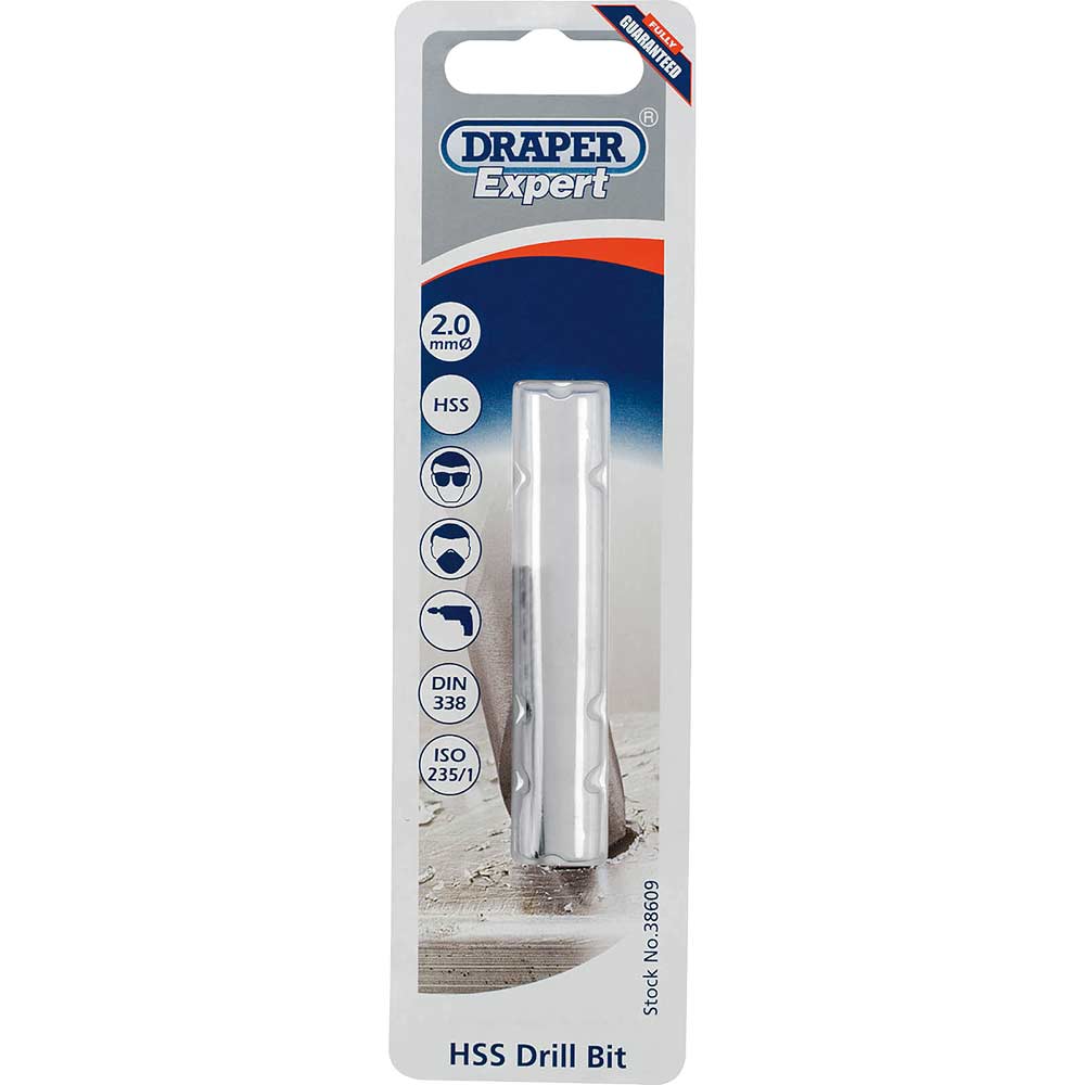 Photo of Draper Expert Hss Drill Bit 2mm Pack Of 1