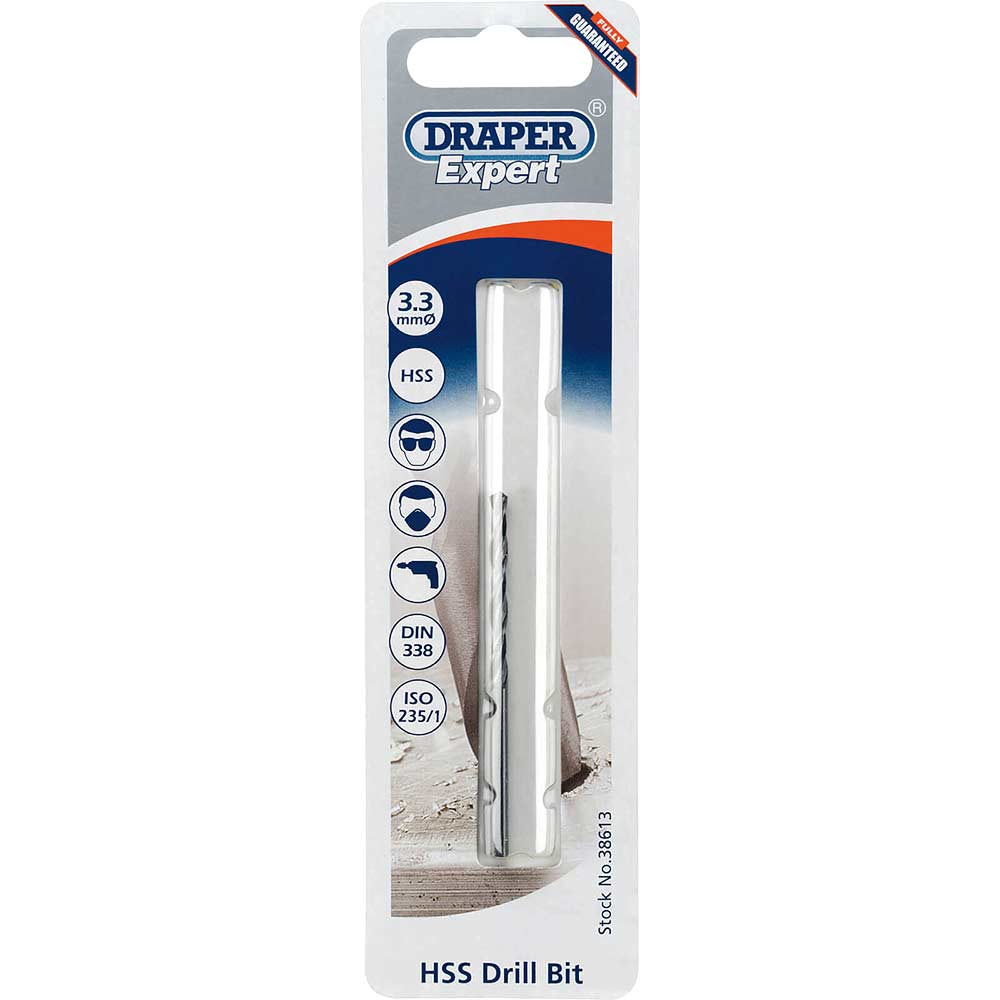 Photo of Draper Expert Hss Drill Bit 3.3mm Pack Of 1