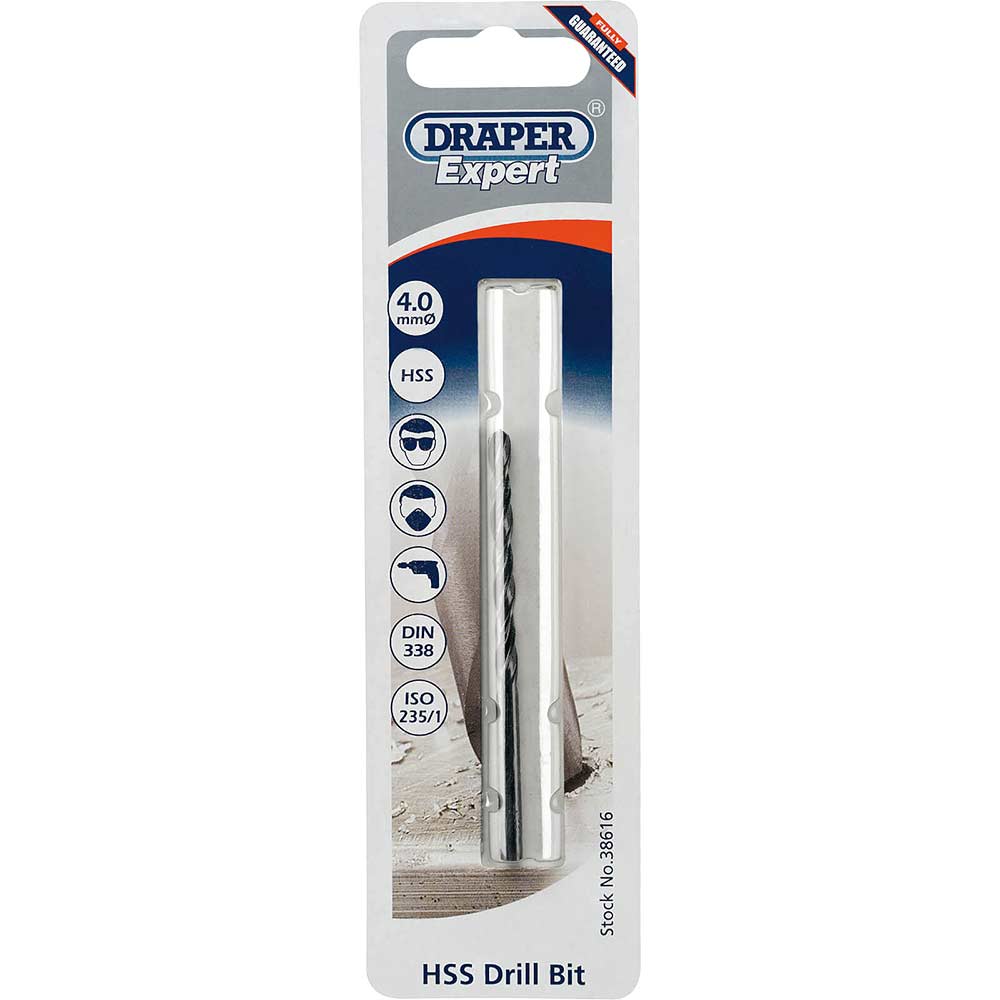Photo of Draper Expert Hss Drill Bit 4mm Pack Of 1