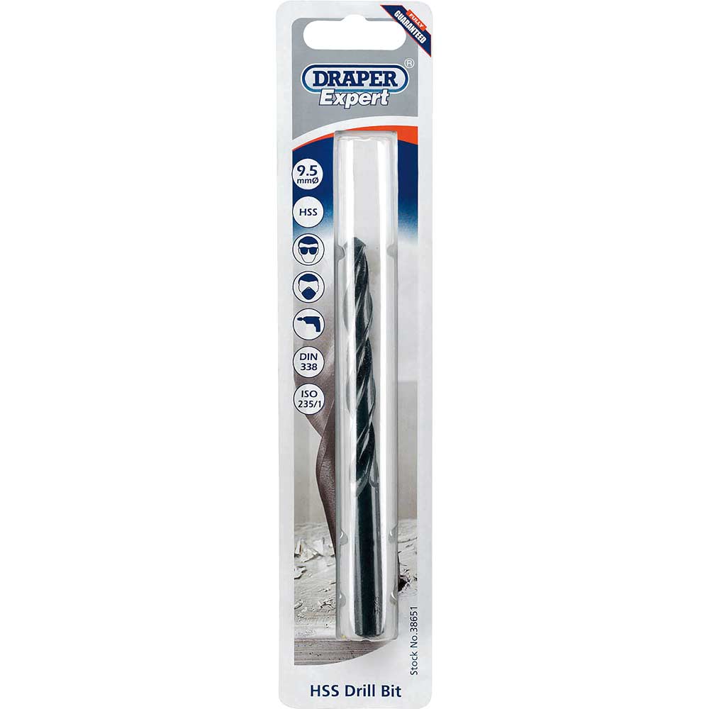 Photo of Draper Expert Hss Drill Bit 9.5mm Pack Of 1