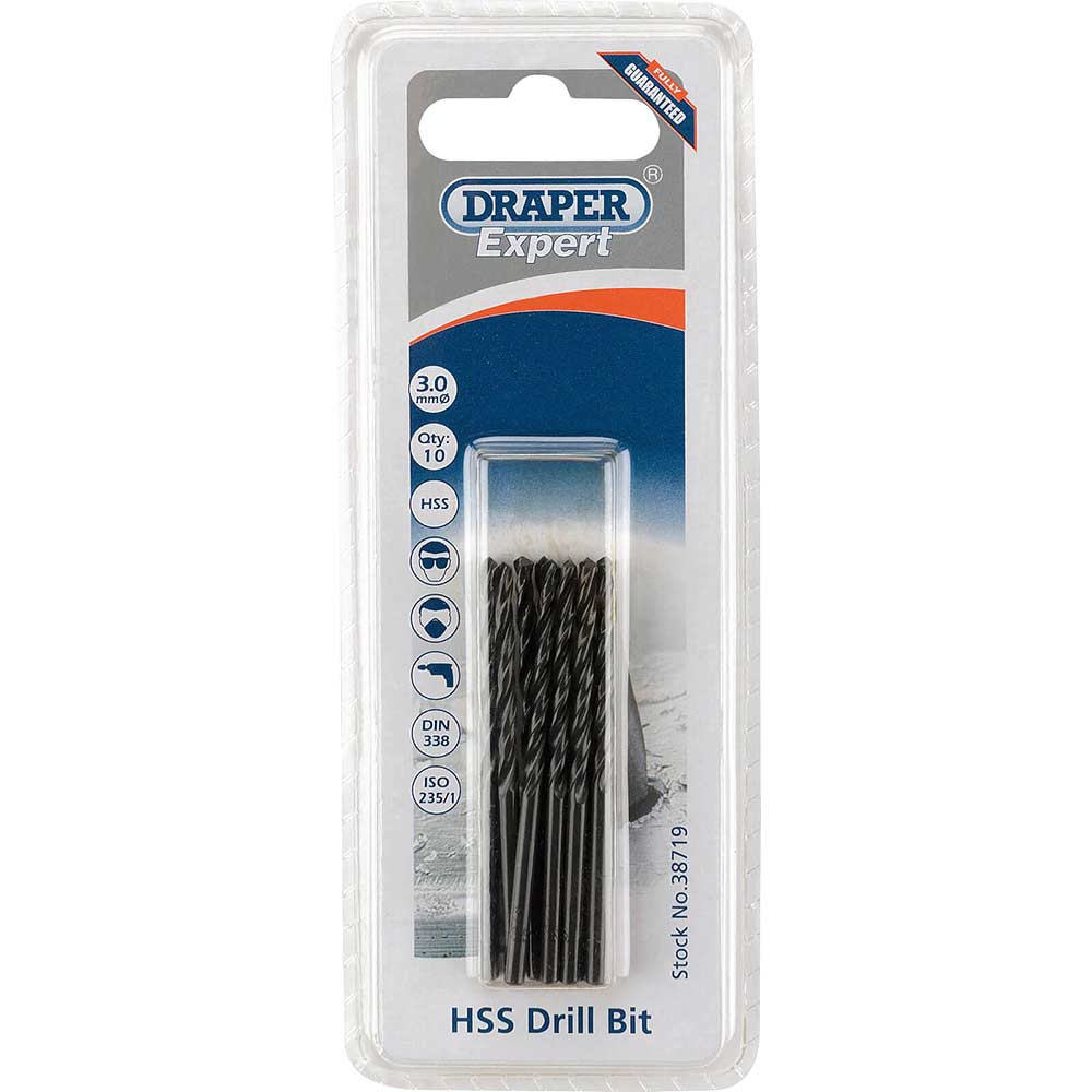 Photo of Draper Expert Hss Drill Bit 3mm Pack Of 10