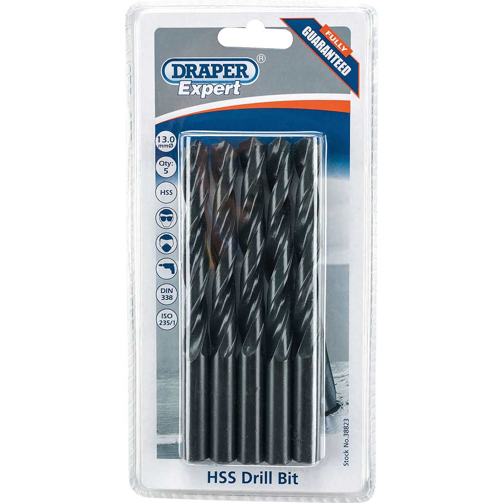 Photo of Draper Expert Hss Drill Bit 13mm Pack Of 5