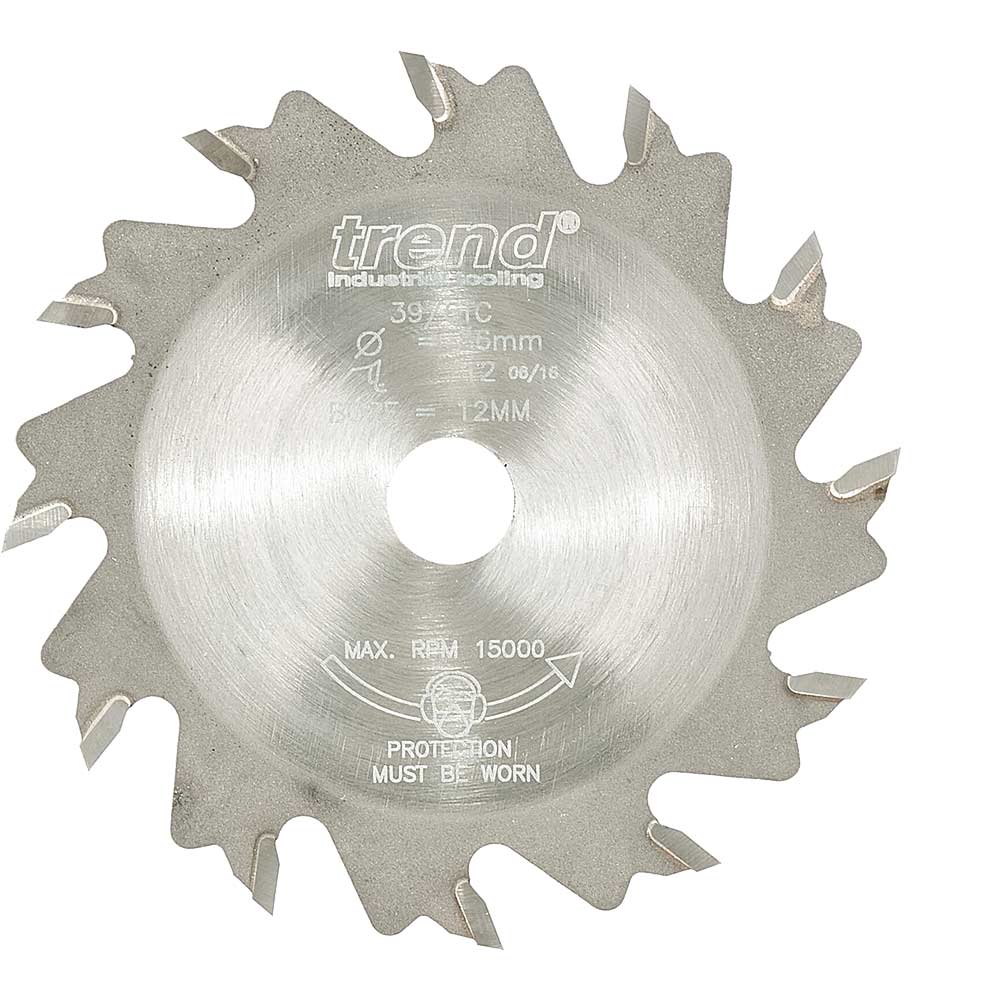 Photo of Trend Slotter Blade For 12mm Bore 33/1 Arbor 86mm 2mm 12mm
