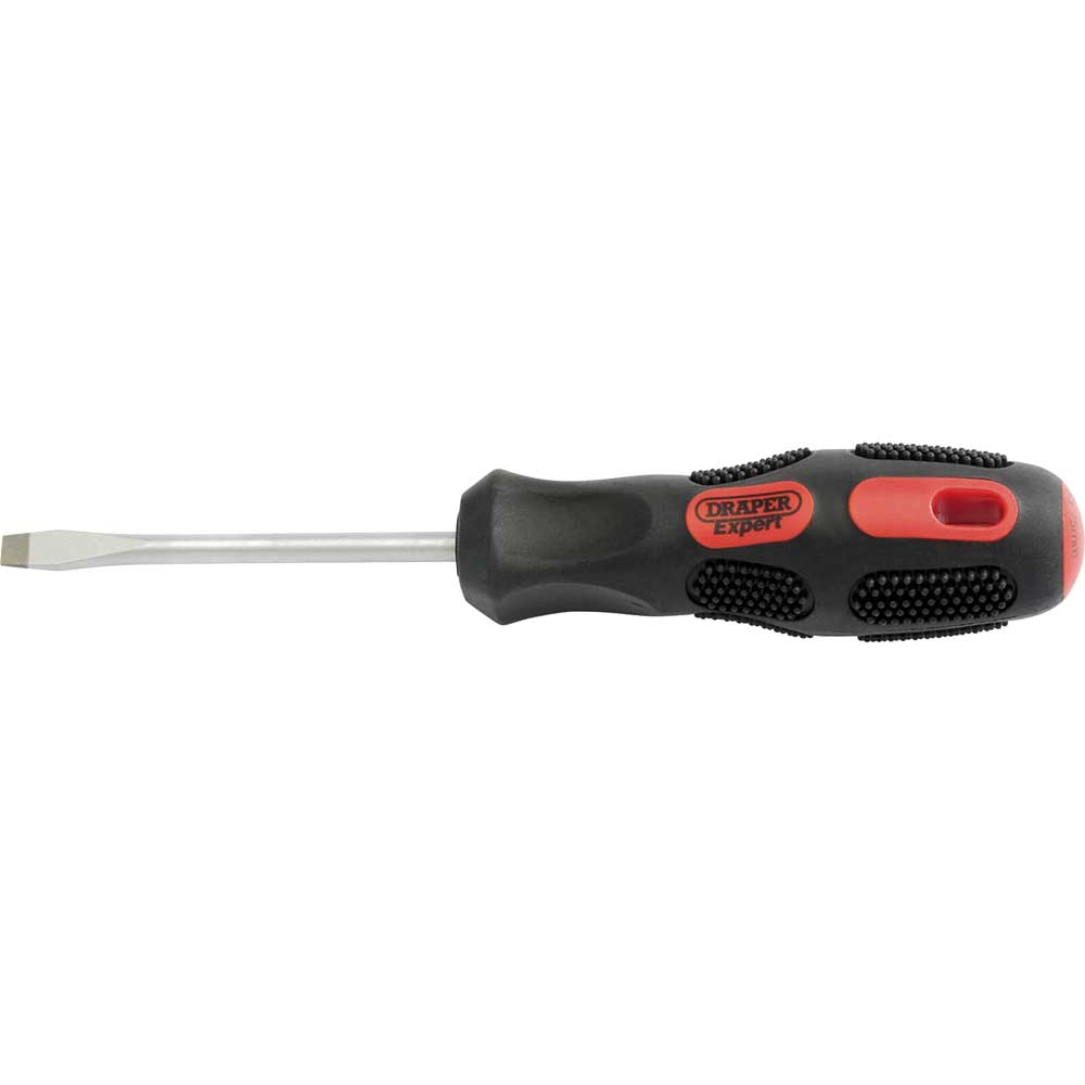 Image of Draper Expert Flared Slotted Screwdriver 5mm 75mm