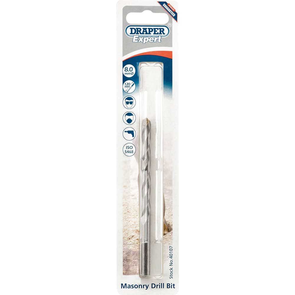 Photo of Draper Expert Masonry Drill Bit 8mm 120mm