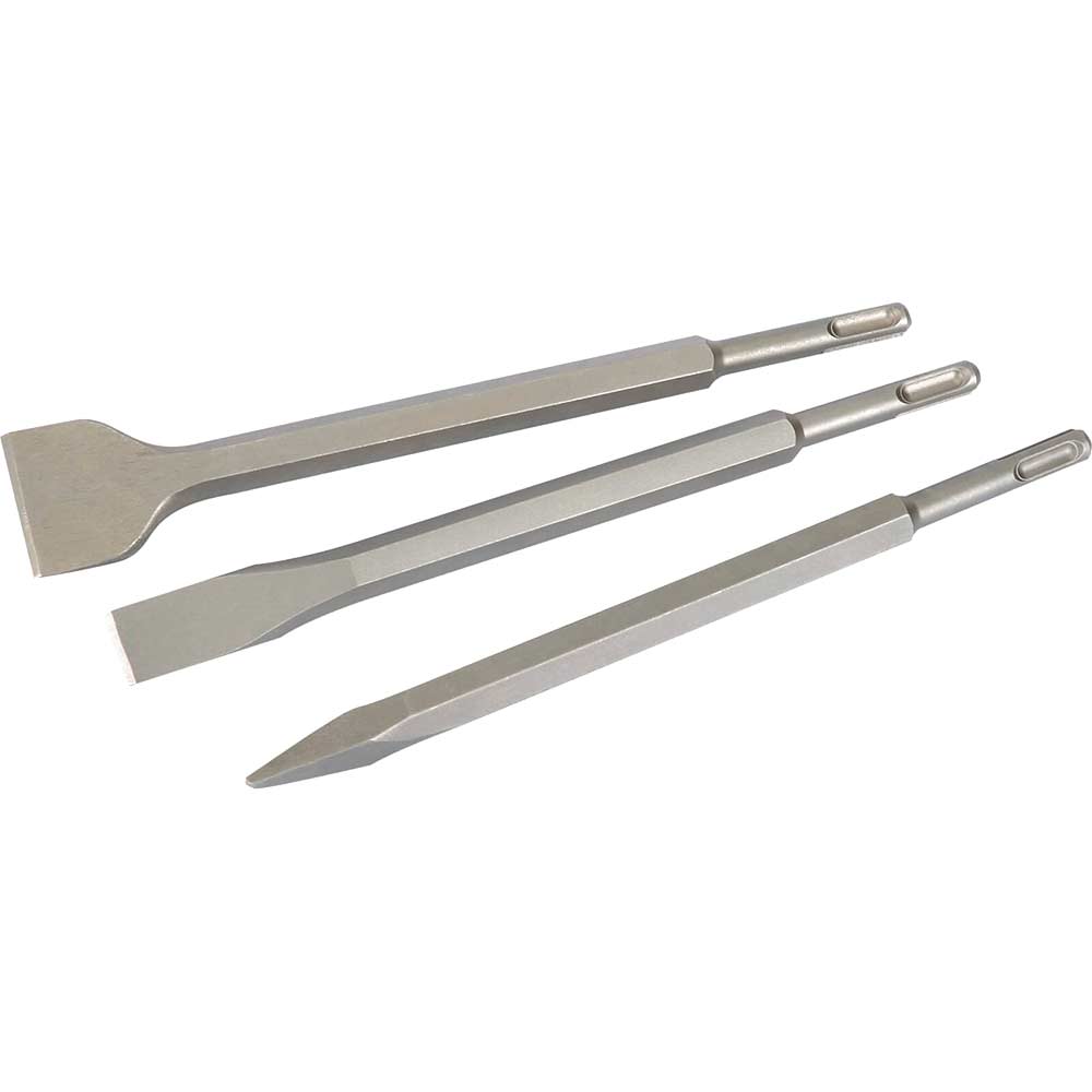 Image of Draper 3 Piece SDS Plus Chisel Set