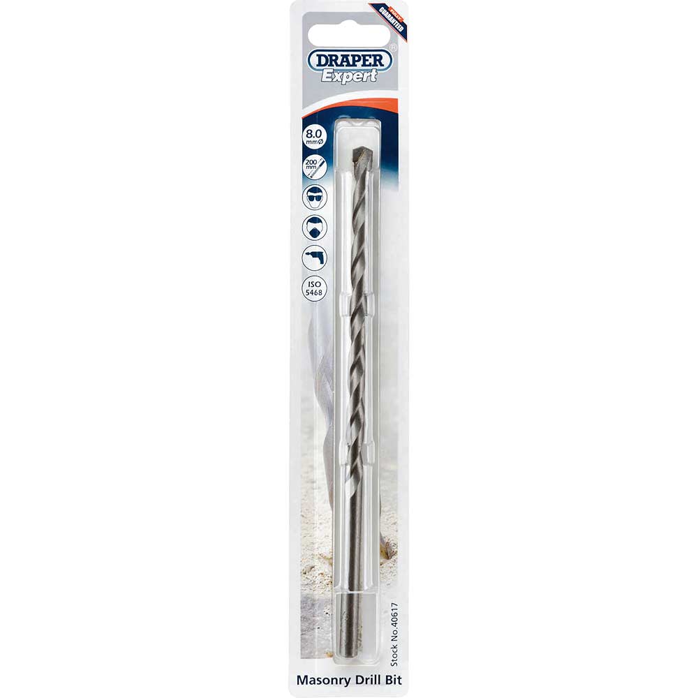 Photo of Draper Expert Masonry Drill Bit 8mm 200mm