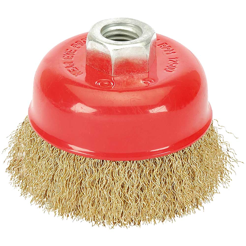 Photo of Draper Brassed Steel Wire Cup Brush 60mm M14 Thread