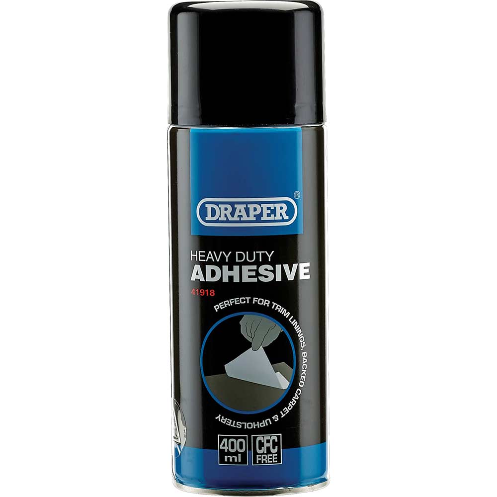 Image of Draper Heavy Duty Adhesive Spray 400ml