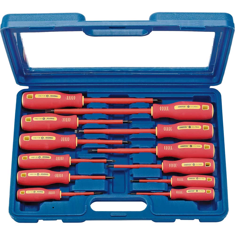 Photo of Draper 12 Piece Vde Insulated Screwdriver Set