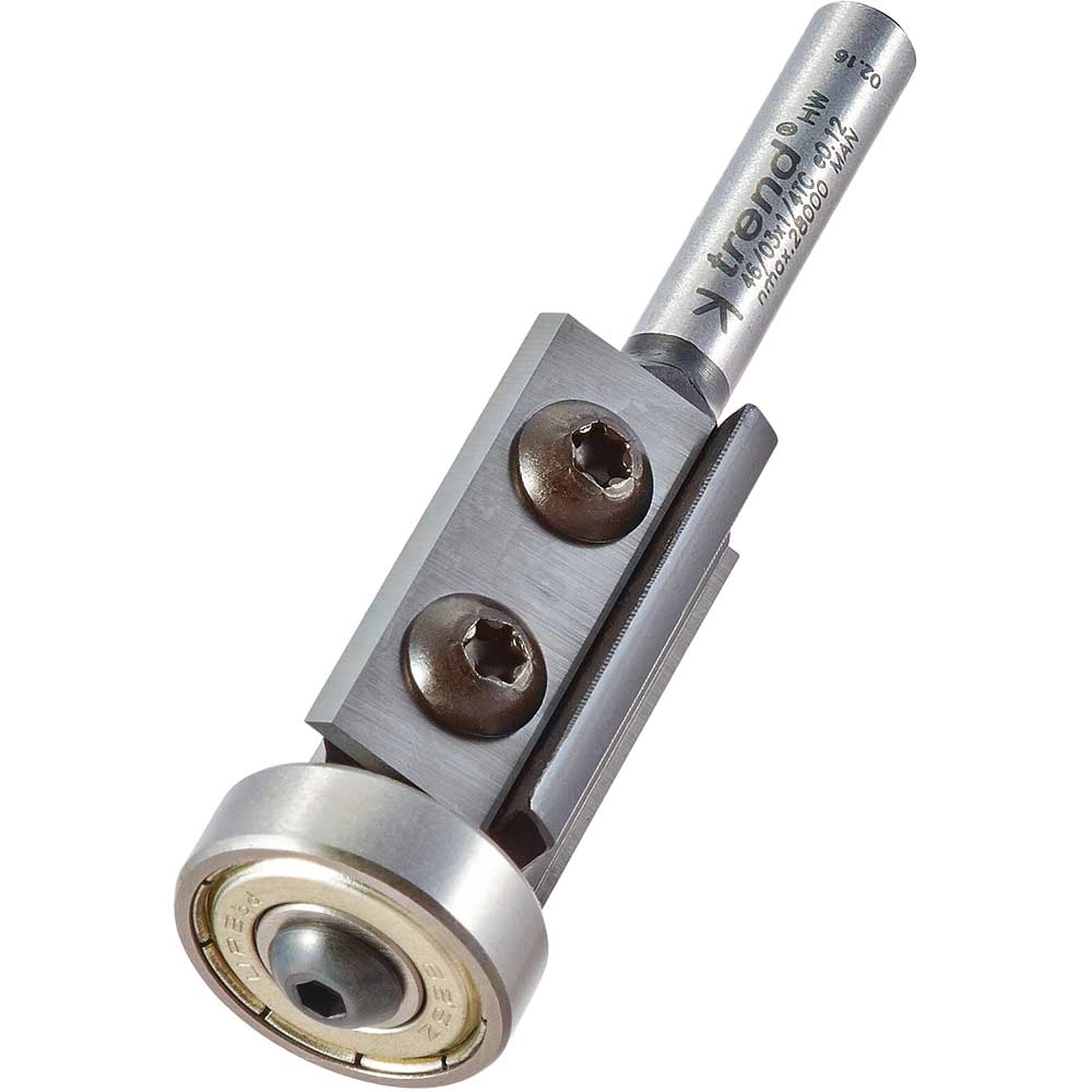 Image of Trend Rotatip Trimmer Bearing Guided Router Cutter 19mm 30mm 1/4"