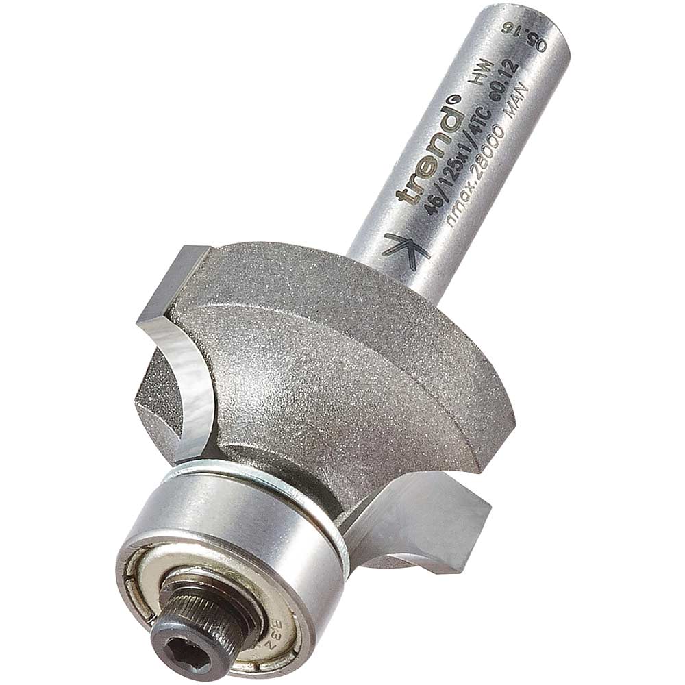 Photo of Trend Bearing Guided Ovolo And Round Router Cutter 24.7m 12mm 1/4