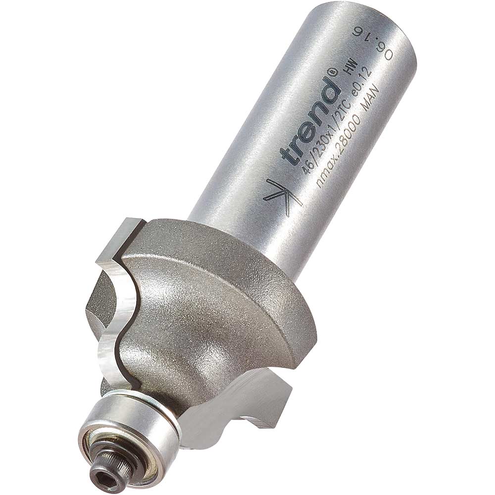 Photo of Trend Roman Ogee Bearing Guided Router Cutter 25.4mm 15.9mm 1/2